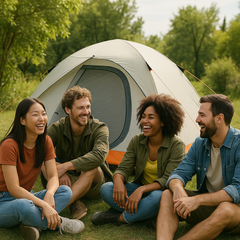 HEWOLF 2-3 Person Waterproof Camping Tent