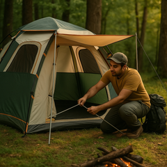 Survivor Intuition Premium 2–4 Person Outdoor Camping Tent – All-Weather, Quick-Setup, Waterproof & UV-Resistant Shelter