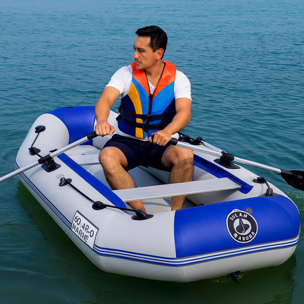6 Person 3.6 M PVC Inflatable Boat With Air Mat And Paddles