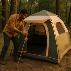 Survivor Intuition Premium 2–4 Person Outdoor Camping Tent – All-Weather, Quick-Setup, Waterproof & UV-Resistant Shelter