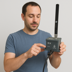 GREATPAKY WiDMX TX500/RX500 – IP65 Wireless DMX Transceiver & Receiver for Stage, Concert & Event Lighting