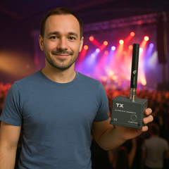 GREATPAKY WiDMX TX500/RX500 – IP65 Wireless DMX Transceiver & Receiver for Stage, Concert & Event Lighting