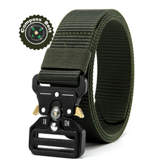 Men's Belt Outdoor Multi Function Compass Belt High Quality Canvas For Nylon Male Luxury Belts Women's Sports Jeans Neutral Belt