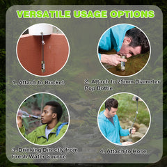 Miniwell Personal Water Filter Straw – Portable Water Purifier for Outdoors & Emergency Use