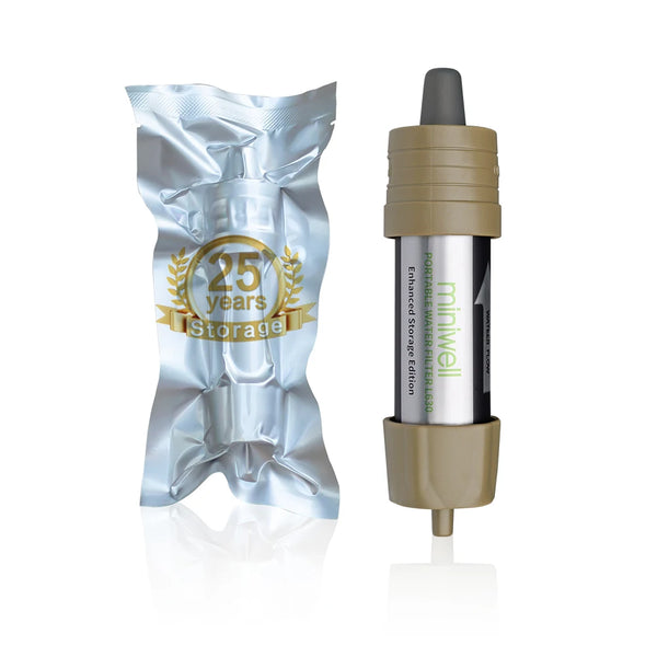 Miniwell Personal Water Filter Straw – Portable Water Purifier for Outdoors & Emergency Use