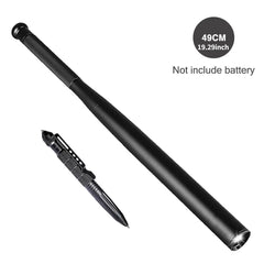 LED Baseball Bat Aluminium Alloy Torch for Emergency Self Defense Anti Riot Equipment Waterproof Self Defense Flashlight Stick