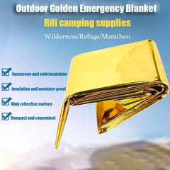 Emergency Thermal Poncho Blanket