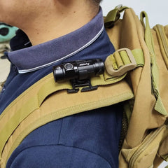 Clearance_360 Swivel U Ring Clip XPG LED Portable Mini Flashlight 12 Hours Work Outdoor Backpack Hat Pocket Hiking Torch C123A B