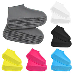 Reusable Non-Slip Rain Rubber Rain Boot Overshoes For  Rainy Days