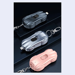 Mini Keychain Power Bank Charger – Emergency Portable Fast Charger for iPhone & Android (600mAh)
