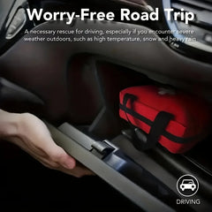 Portable First Aid Kit β Compact Emergency Survival Medical Bag with Bandages, Scissors, Tweezers & Safety Tools for Home, Car, Travel & Outdoor