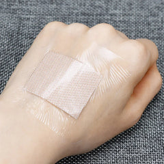 50PCS 38*38/72*19mm Transparent PU Waterproof Wound Plaster Band Aid Adhesive Bandage Protective Sticker Outdoor Home First Aid