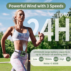 Ultra-Comfortable Portable Neck Fan - Powerful and Innovative Cooling