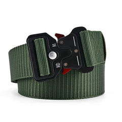 Men's Belt Outdoor Hunting Tactical Mens Belt Multifunctional Combat Survival High Quality Canvas Nylon Mens Belt Sport Belt