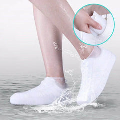 Reusable Non-Slip Rain Rubber Rain Boot Overshoes For  Rainy Days