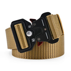 Men's Belt Outdoor Hunting Tactical Mens Belt Multifunctional Combat Survival High Quality Canvas Nylon Mens Belt Sport Belt