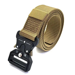 Men's Belt Outdoor Hunting Tactical Mens Belt Multifunctional Combat Survival High Quality Canvas Nylon Mens Belt Sport Belt