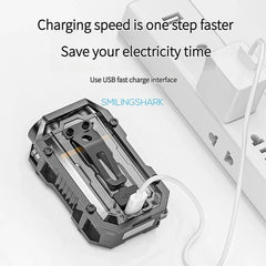 Rechargeable LED+COB Mini Multifunctional Flashlight Portable Outdoor Camping Emergency Keychain Light