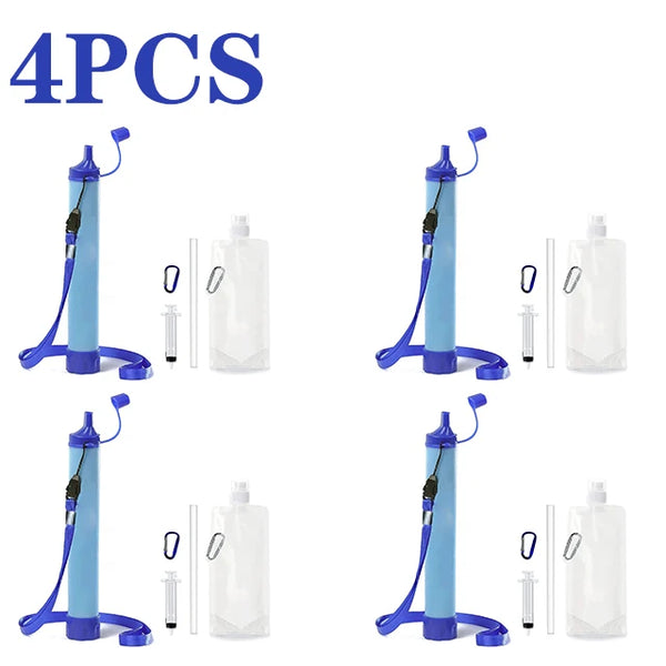 1pcs-10pcs Outdoor Water Purifier Outdoors CampingCamping Hiking Emergency Life Portable  Filter Suitable for Streams, Lakes