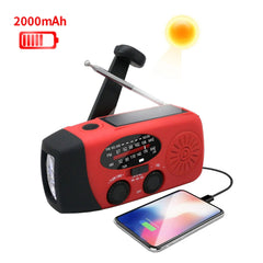 Emergency Hand Crank AM/FM NOAA Weather Radio with LED Flashlight