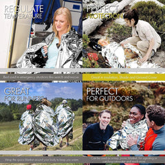 Emergency Mylar Thermal Space Blanket Designed for NASA