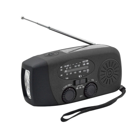Emergency Hand Crank AM/FM NOAA Weather Radio with LED Flashlight