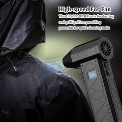 130,000 RPM Handheld Turbojet Fan Blower – Power Meets Portability