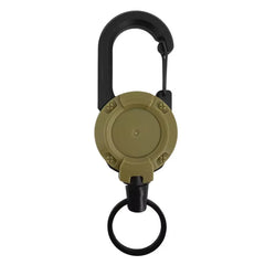 New Outdoor Automatic Retractable Wire Rope Luya Anti-theft  Keychain Telescopic Keychain Retractable Hook Tool