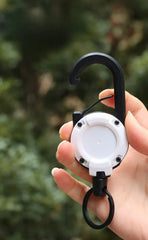 New Outdoor Automatic Retractable Wire Rope Luya Anti-theft  Keychain Telescopic Keychain Retractable Hook Tool