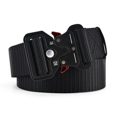 Men's Belt Outdoor Hunting Tactical Mens Belt Multifunctional Combat Survival High Quality Canvas Nylon Mens Belt Sport Belt
