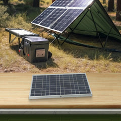 15W 12V Portable Solar Panel Kit – Rugged, Rechargeable & Ready for Anything
