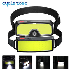 Powerful Headlamp Rechargeable COB LED Headlight Flashlight Outdoor Emergency Lantern Night Working Lights Camping Supplies