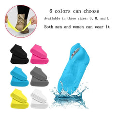 Reusable Non-Slip Rain Rubber Rain Boot Overshoes For  Rainy Days