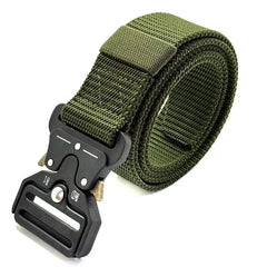 Men's Belt Outdoor Hunting Tactical Mens Belt Multifunctional Combat Survival High Quality Canvas Nylon Mens Belt Sport Belt
