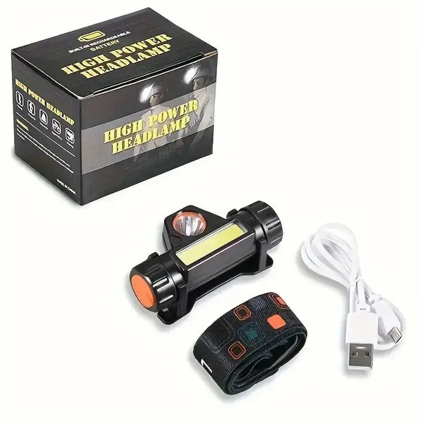 Rechargeable Super Bright LED Magnetic Waterproof Headlamp