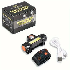 Rechargeable Super Bright LED Magnetic Waterproof Headlamp
