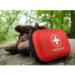 Empty Medical First Aid Storage Bag Sanke Small PU EVA Bag Case for Household Outdoor Travel Camping Equipment Medicine Survival