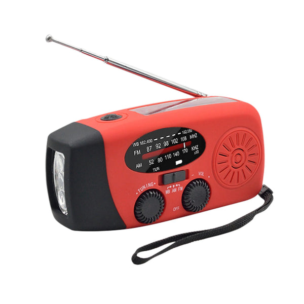 Emergency Hand Crank AM/FM NOAA Weather Radio with LED Flashlight