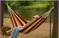 Portable Outdoor Hammock with Strong Tree Straps – Camping, Backyard, Travel