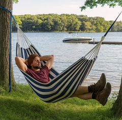 Portable Outdoor Hammock with Strong Tree Straps – Camping, Backyard, Travel