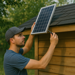 15W 12V Portable Solar Panel Kit – Rugged, Rechargeable &amp; Ready for Anything