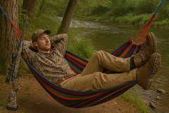 Portable Outdoor Hammock with Strong Tree Straps – Camping, Backyard, Travel