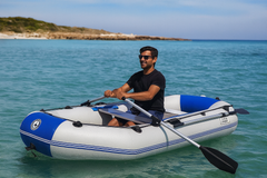 6 Person 3.6 M PVC Inflatable Boat With Air Mat And Paddles