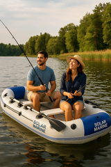 6 Person 3.6 M PVC Inflatable Boat With Air Mat And Paddles