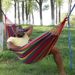 Portable Outdoor Hammock with Strong Tree Straps – Camping, Backyard, Travel