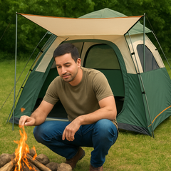 Survivor Intuition Premium 2–4 Person Outdoor Camping Tent – All-Weather, Quick-Setup, Waterproof & UV-Resistant Shelter