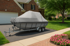 Seamanship 17-19ft Boat Cover Trailerable Jumbo 600D Marine Heavy Duty