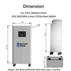 Seplos Mason-Analyste de bricolage, cher boîtier d'assemblage de batterie, batterie veFePO4, BMS intelligent avec LilRs485 pour