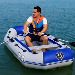 6 Person 3.6 M PVC Inflatable Boat With Air Mat And Paddles