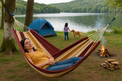 Portable Outdoor Hammock with Strong Tree Straps – Camping, Backyard, Travel